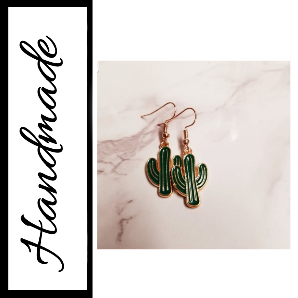 Cactus Charm Earrings